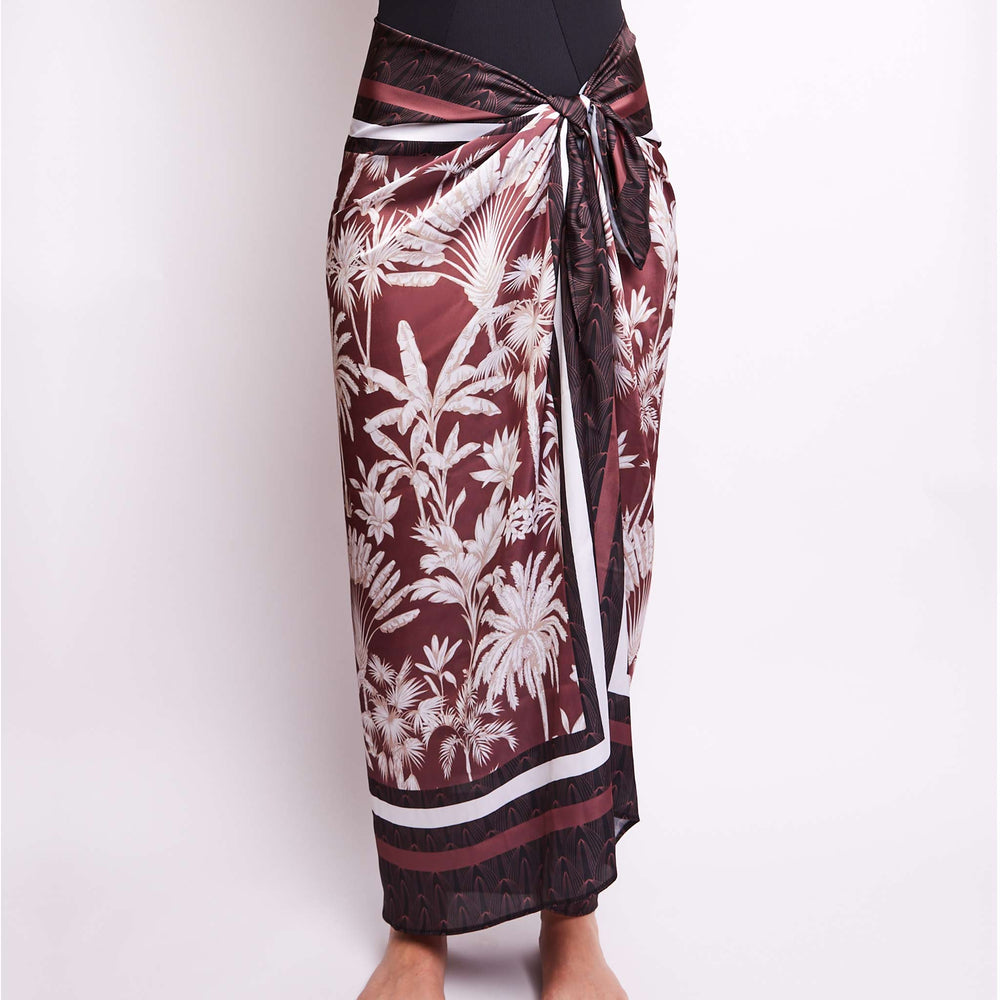 Robyn Sarong Palms Print