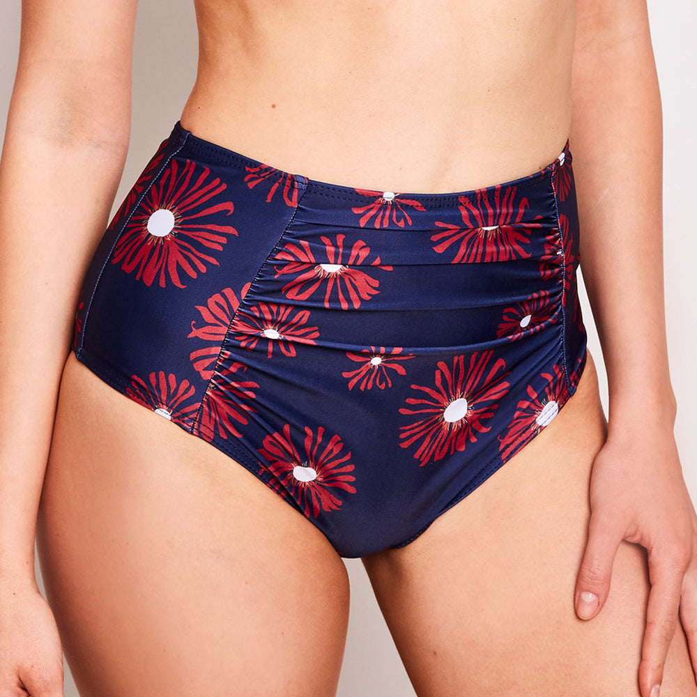 Erica-high-waisted-bikini-bottom-flowers-navy-2-contessa-volpi-swimwear