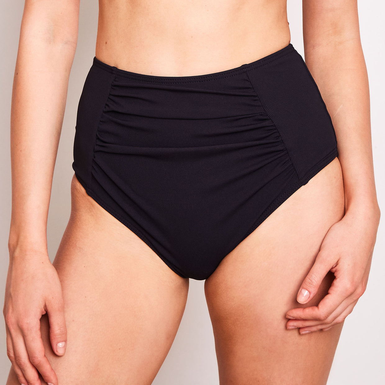 Erica-high-waisted-bikini-bottom-mini-rib-back-contessa-volpi-swimwear