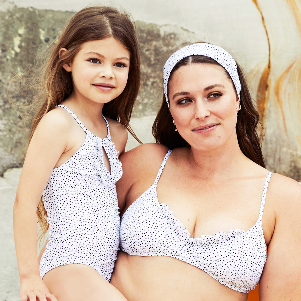 Little-Bonnie-swimsuit-and-Dalia bikini top-dots-white-4-contessa-volpi-summer-swimwear-collectio