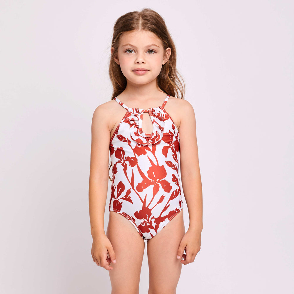 Little-Bonnie-swimsuit-iris-orange-1-contessa-volpi-matching-swimwear